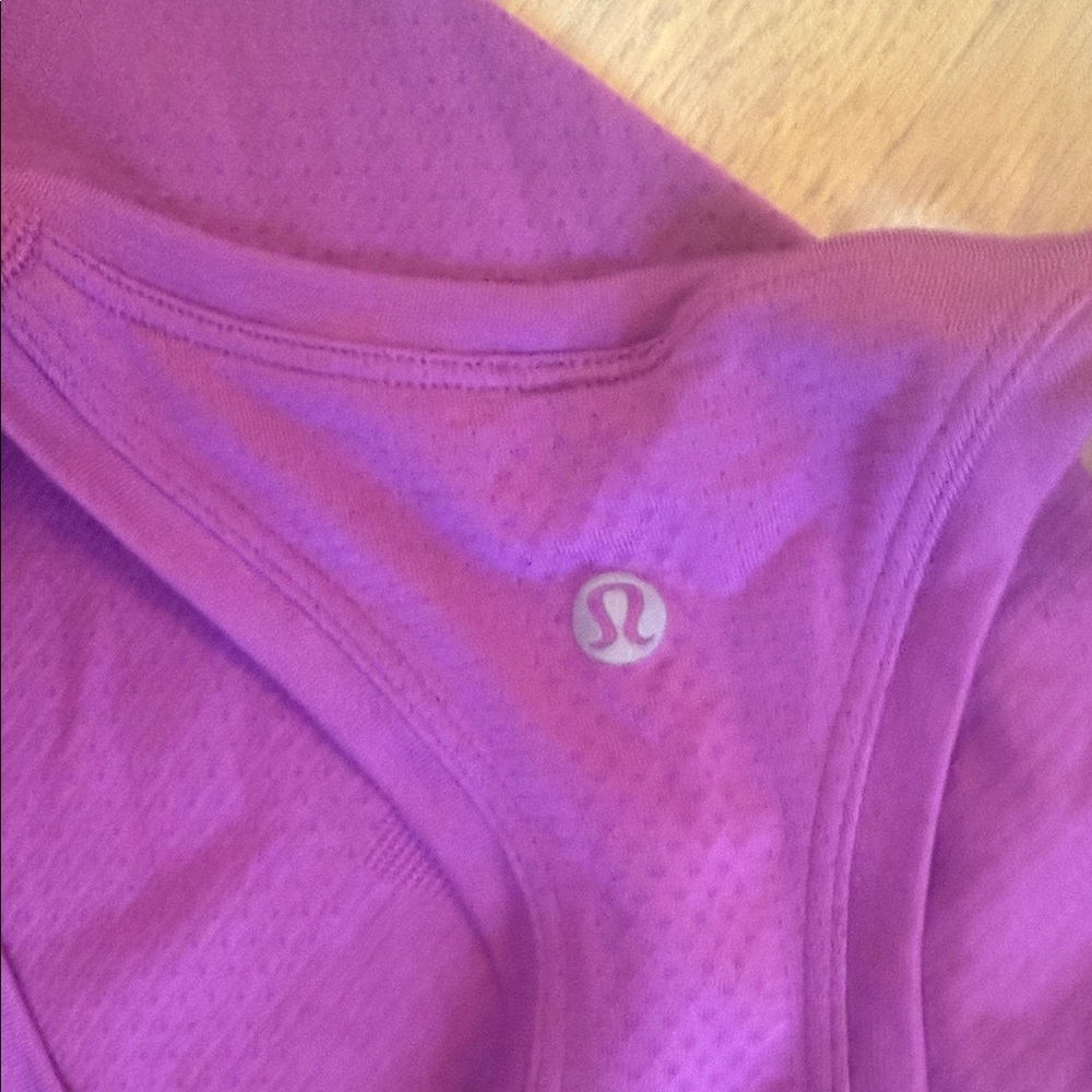 Lululemon Cropped Racerback Tank Top - Picture 2 of 2